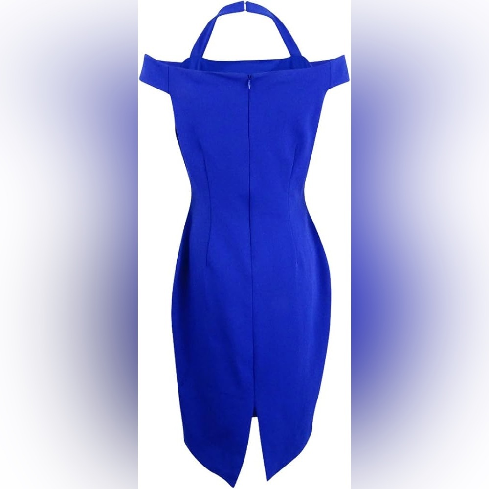 RALPH LAUREN Blue Dress - Size 10 - Picture 2 of 7